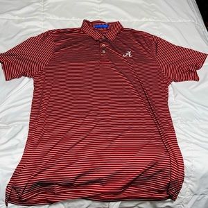 Alabama Crimson Tide Southern Tide Game Day Stripe Polo XXL Tide to Trail